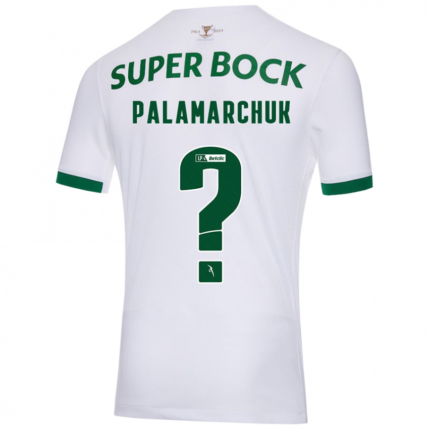 Criança Camisola Cristiano Vitaly Palamarchuk #0 Verde Branco Alternativa 2024/25 Camisa