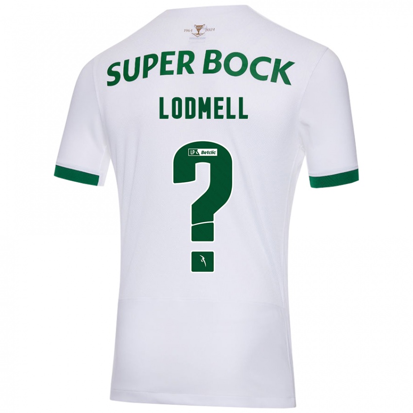 Criança Camisola William Lodmell #0 Verde Branco Alternativa 2024/25 Camisa