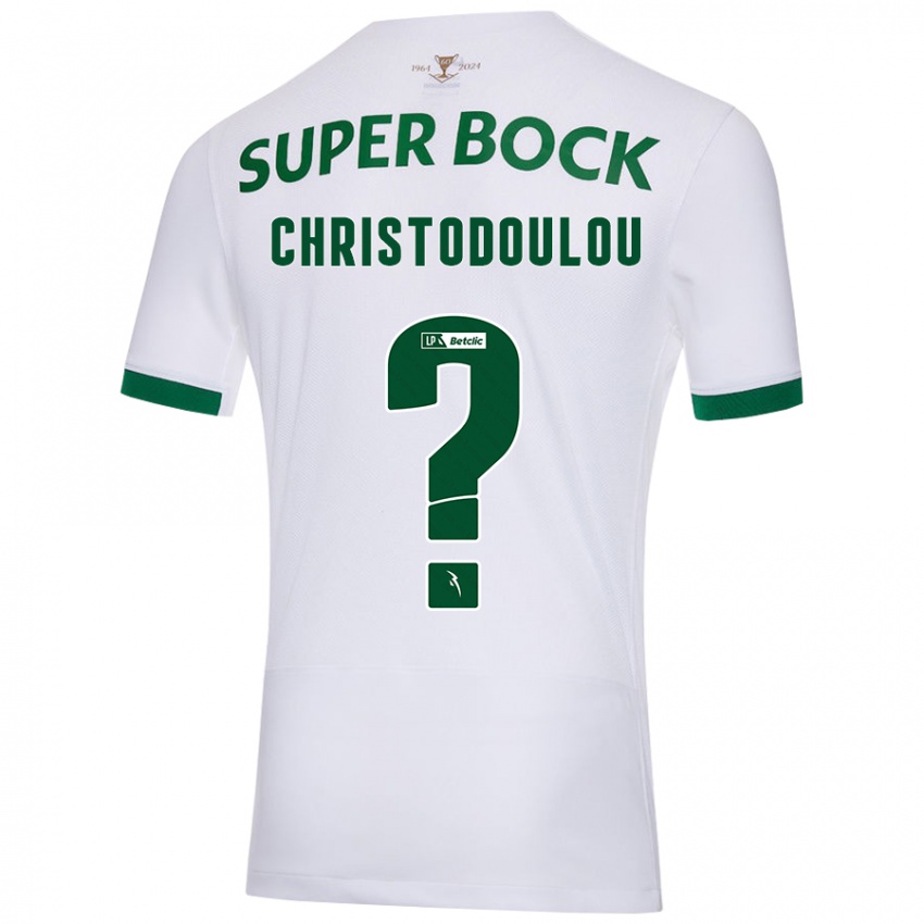 Criança Camisola Argyris Christodoulou #0 Verde Branco Alternativa 2024/25 Camisa