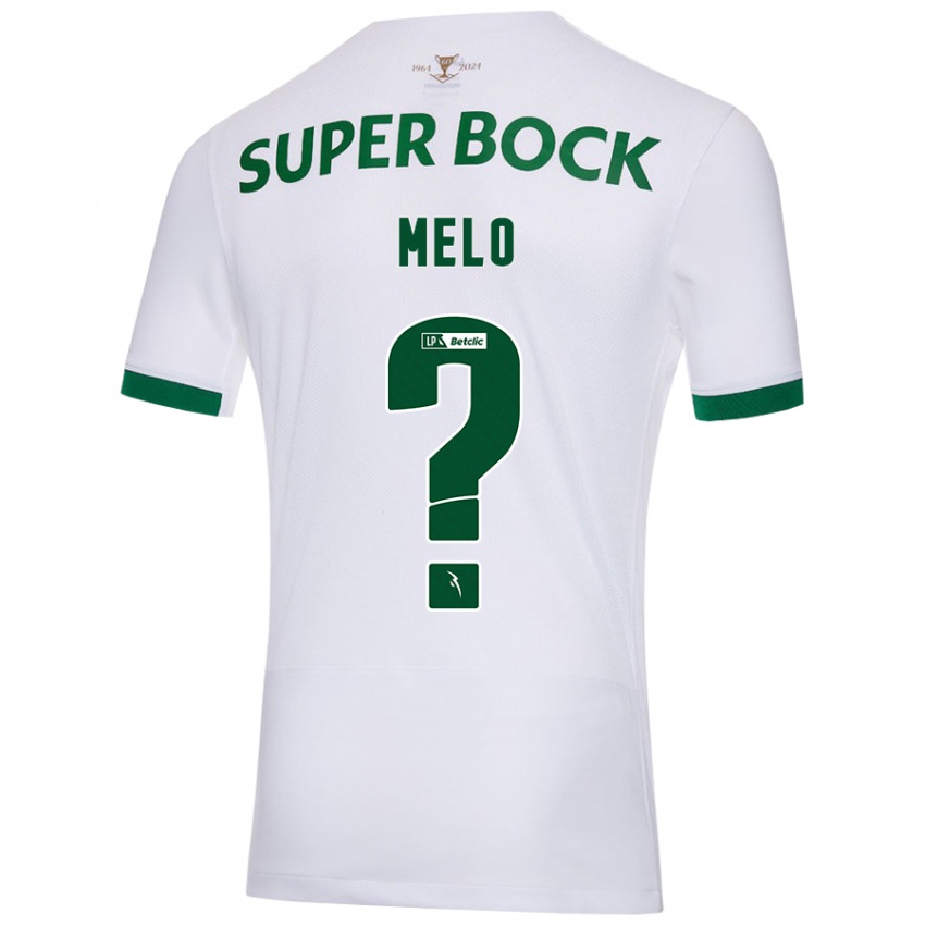 Criança Camisola Rafael Melo #0 Verde Branco Alternativa 2024/25 Camisa