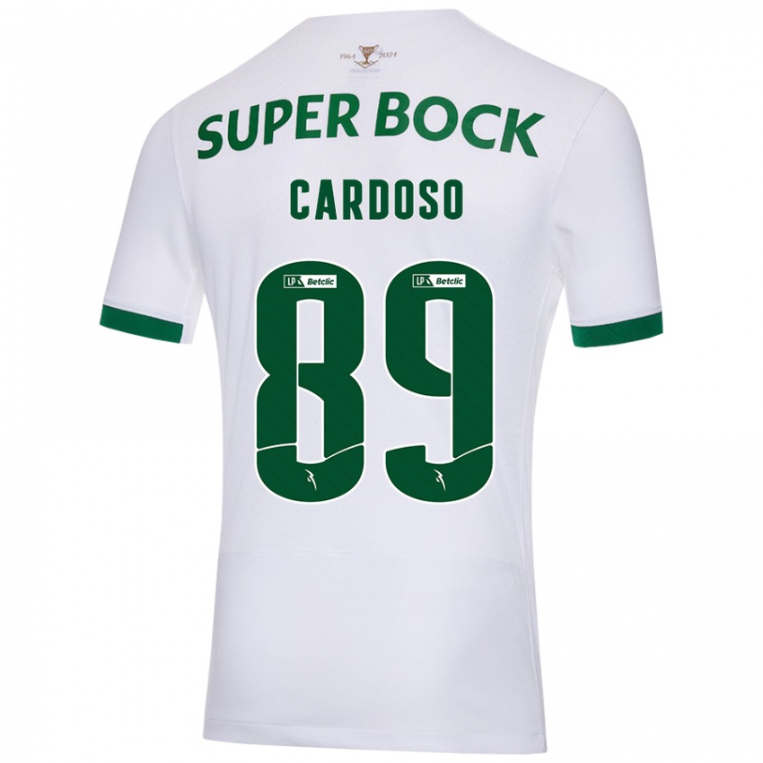 Criança Camisola Nilton Cardoso #89 Verde Branco Alternativa 2024/25 Camisa