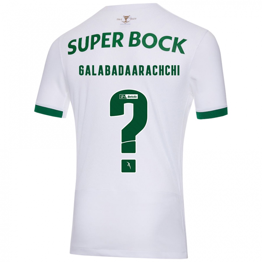 Criança Camisola Jacynta Galabadaarachchi #0 Verde Branco Alternativa 2024/25 Camisa