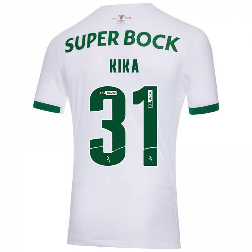 Criança Camisola Kika #31 Verde Branco Alternativa 2024/25 Camisa