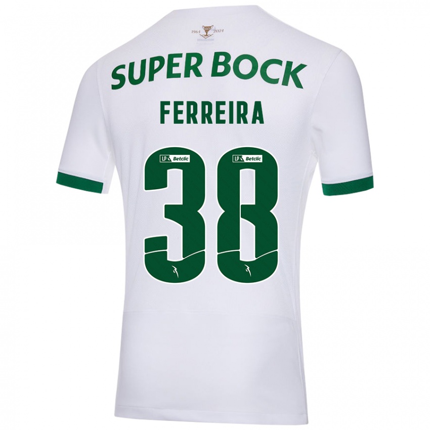 Criança Camisola Marta Ferreira #38 Verde Branco Alternativa 2024/25 Camisa