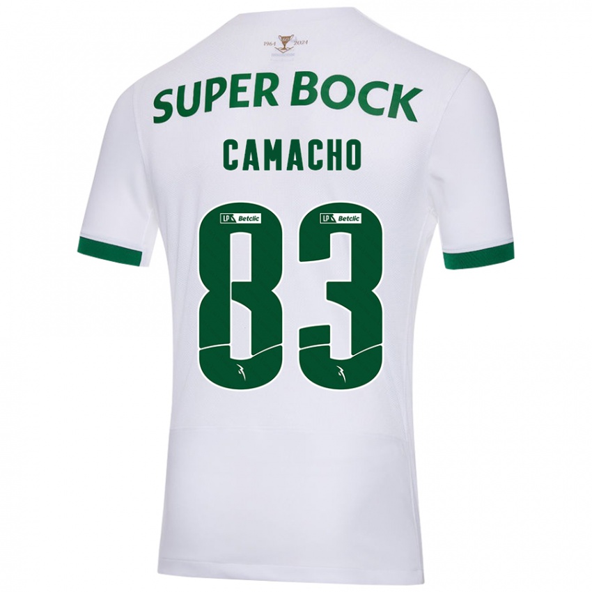 Criança Camisola Rafael Camacho #83 Verde Branco Alternativa 2024/25 Camisa