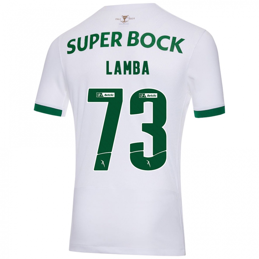 Criança Camisola Chico Lamba #73 Verde Branco Alternativa 2024/25 Camisa