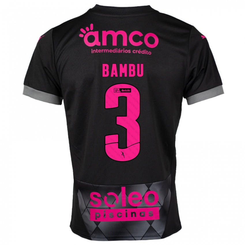 Criança Camisola Robson Bambu #3 Preto Rosa Alternativa 2024/25 Camisa