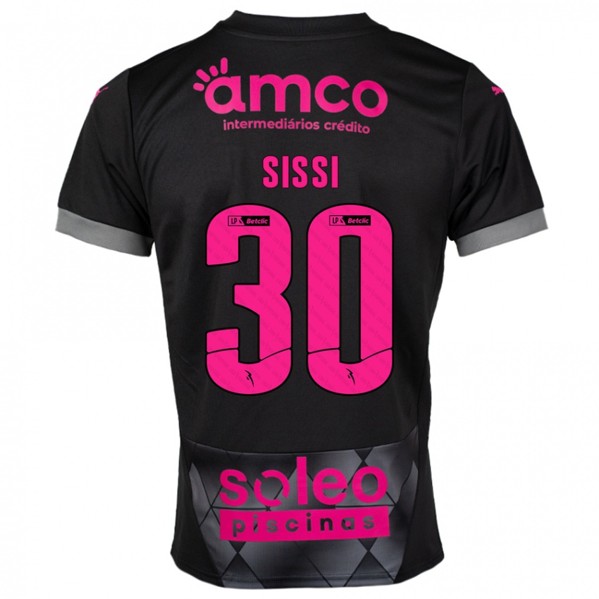 Criança Camisola Sissi #30 Preto Rosa Alternativa 2024/25 Camisa