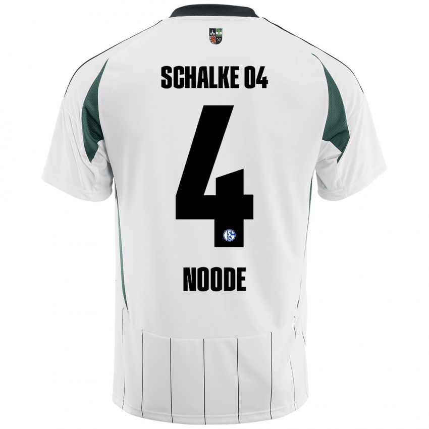 Criança Camisola Steve Noode #4 Verde Branco Alternativa 2024/25 Camisa