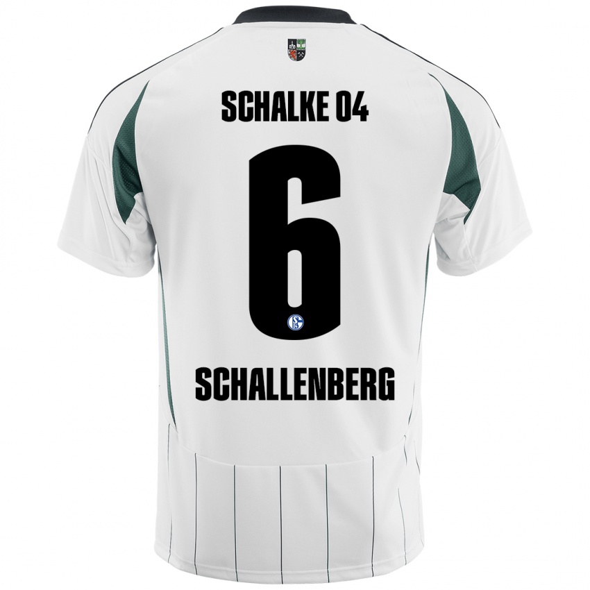 Criança Camisola Ron Schallenberg #6 Verde Branco Alternativa 2024/25 Camisa