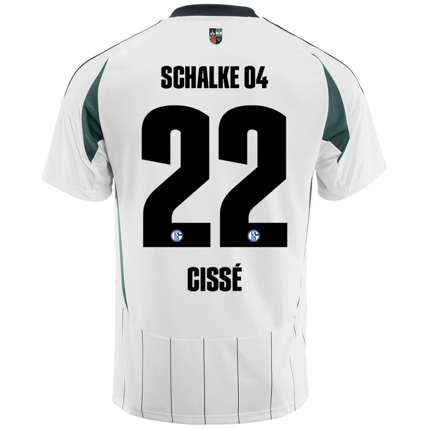 Criança Camisola Ibrahima Cissé #22 Verde Branco Alternativa 2024/25 Camisa