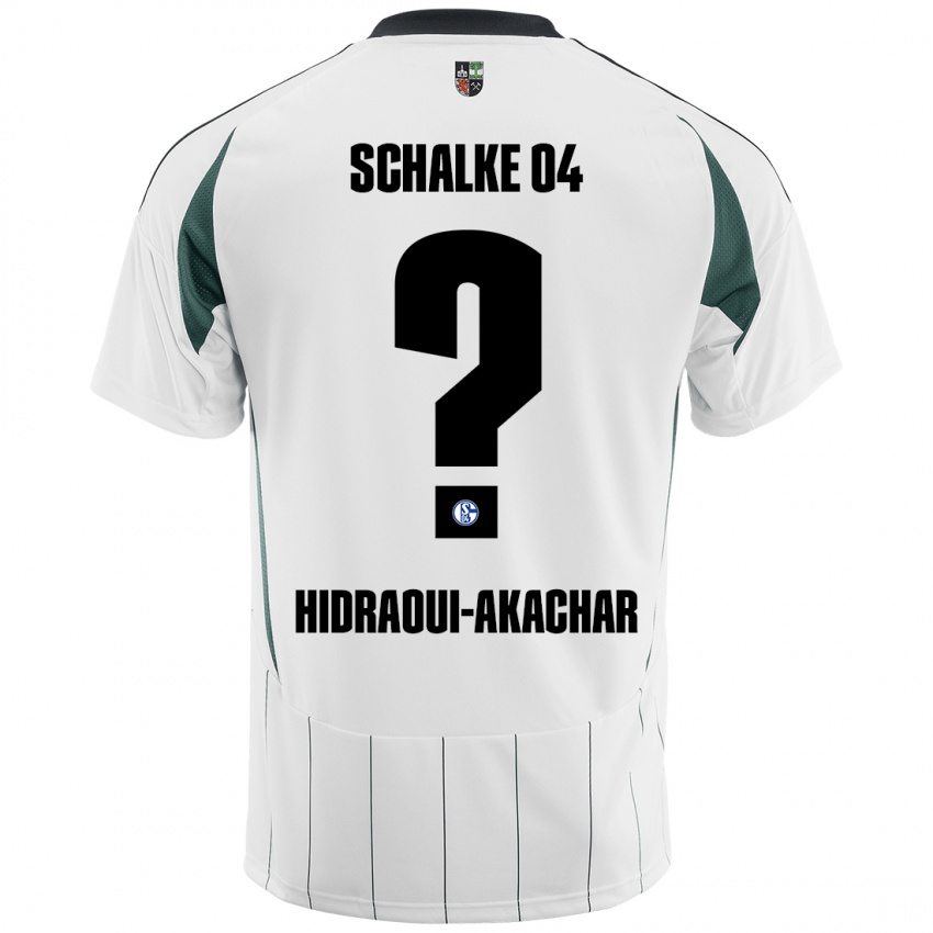 Criança Camisola Yassin Hidraoui-Akachar #0 Verde Branco Alternativa 2024/25 Camisa