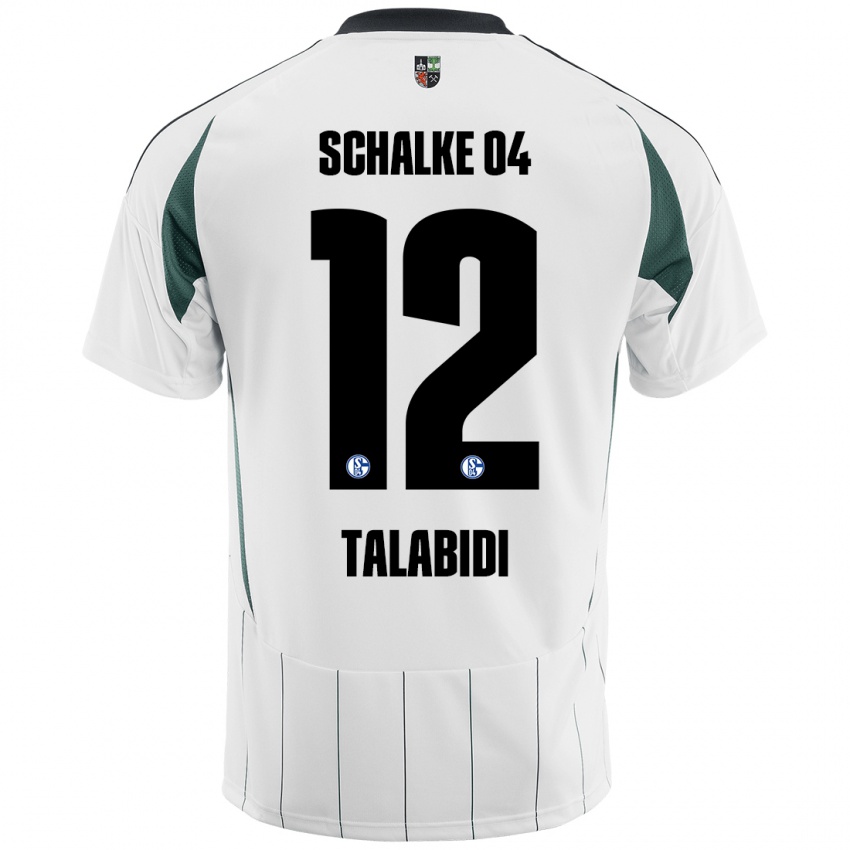 Criança Camisola Malik Talabidi #12 Verde Branco Alternativa 2024/25 Camisa