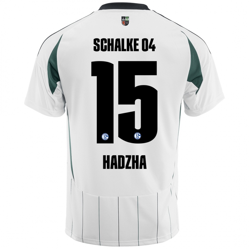 Criança Camisola Nedzhib Hadzha #15 Verde Branco Alternativa 2024/25 Camisa