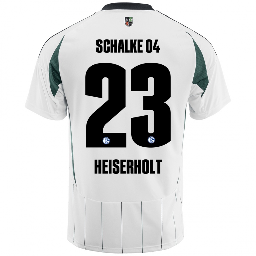 Criança Camisola Finn Heiserholt #23 Verde Branco Alternativa 2024/25 Camisa