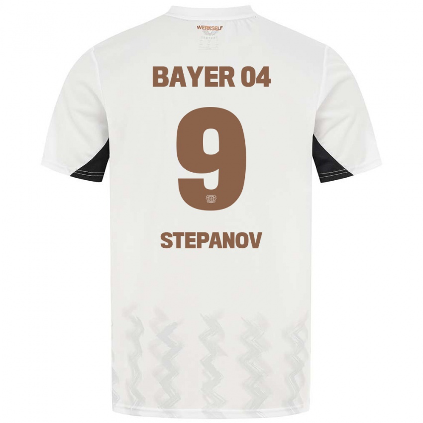 Criança Camisola Artem Stepanov #9 Preto Branco Alternativa 2024/25 Camisa