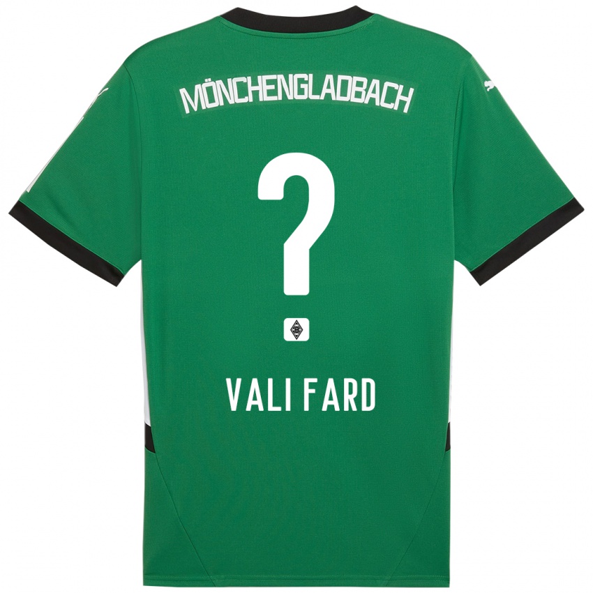 Criança Camisola Elias Vali Fard #0 Verde Branco Alternativa 2024/25 Camisa