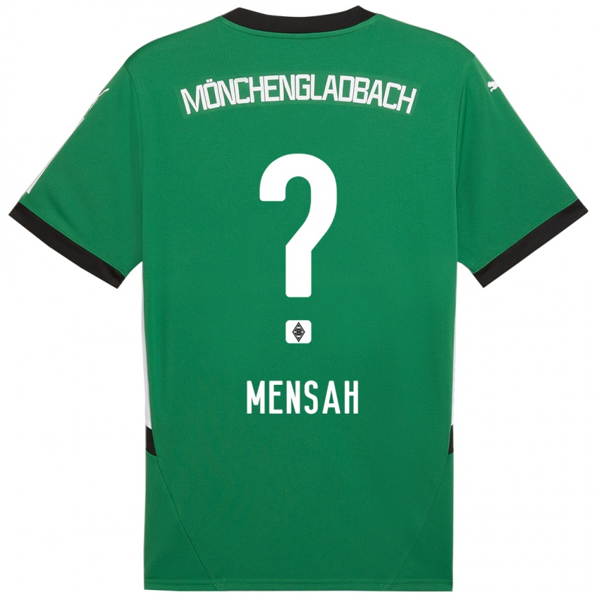 Criança Camisola Franklin Opoku-Mensah #0 Verde Branco Alternativa 2024/25 Camisa