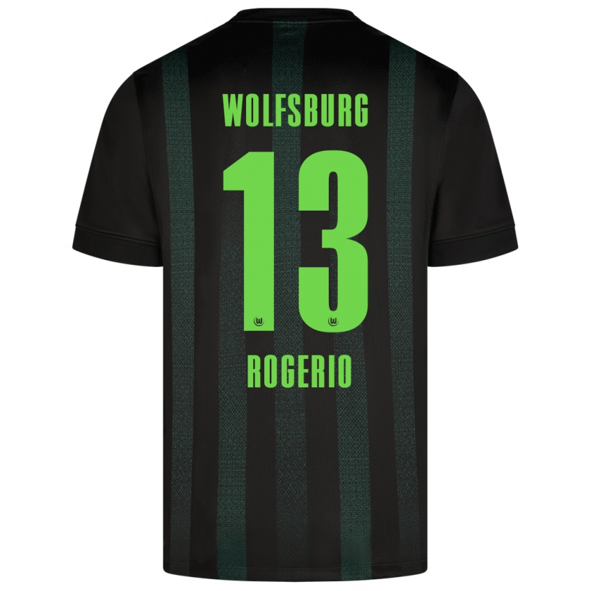 Criança Camisola Rogério #13 Verde Escuro Alternativa 2024/25 Camisa