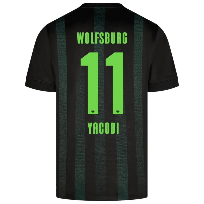 Criança Camisola Nilas Yacobi #11 Verde Escuro Alternativa 2024/25 Camisa