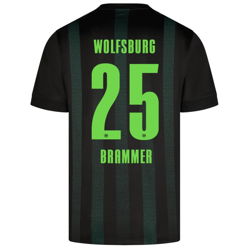 Criança Camisola Ole Brammer #25 Verde Escuro Alternativa 2024/25 Camisa