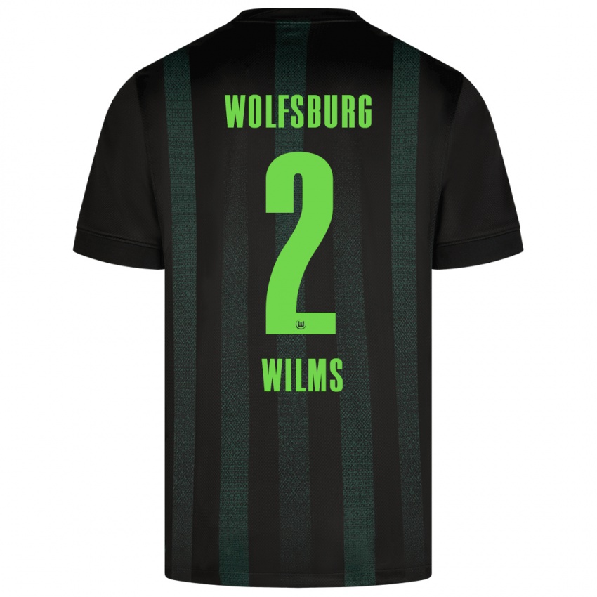 Criança Camisola Lynn Wilms #2 Verde Escuro Alternativa 2024/25 Camisa