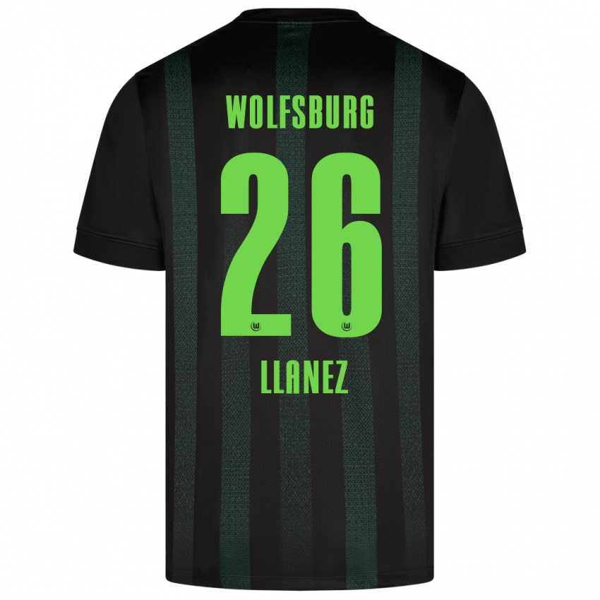 Criança Camisola Ulysses Llanez #26 Verde Escuro Alternativa 2024/25 Camisa