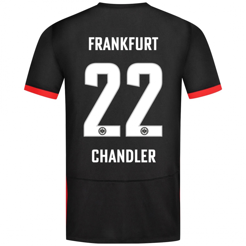 Criança Camisola Timothy Chandler #22 Preto Alternativa 2024/25 Camisa