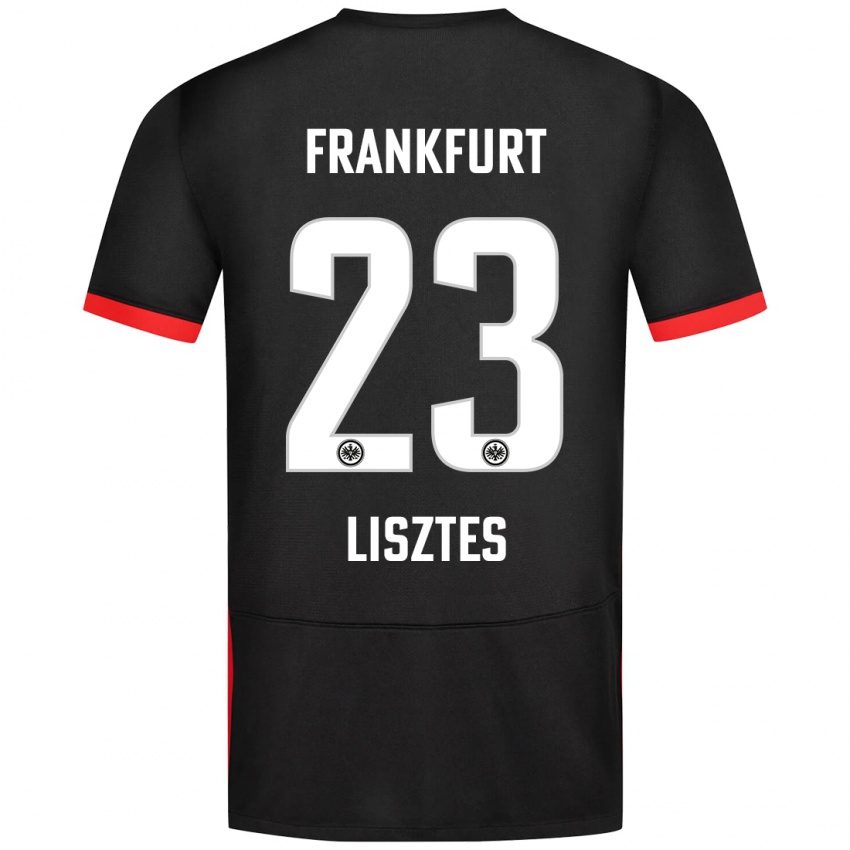 Criança Camisola Krisztián Lisztes #23 Preto Alternativa 2024/25 Camisa