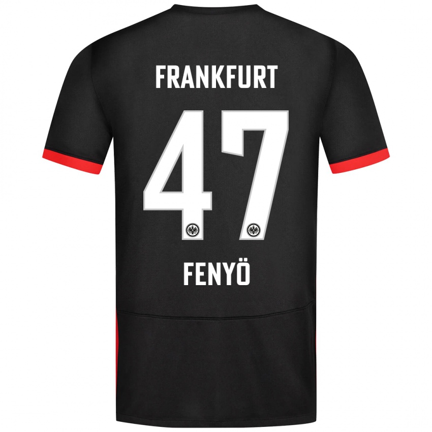 Criança Camisola Noah Fenyö #47 Preto Alternativa 2024/25 Camisa