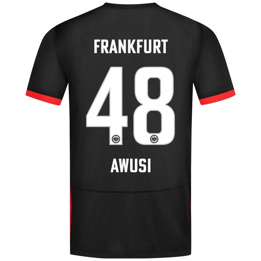 Criança Camisola Junior Awusi #48 Preto Alternativa 2024/25 Camisa