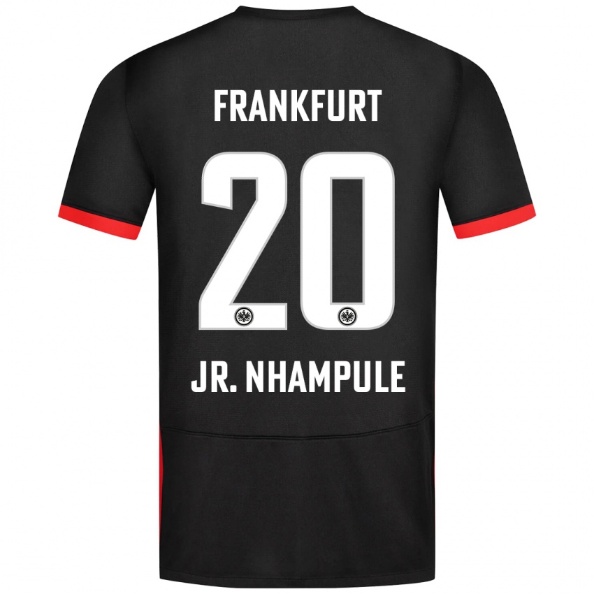 Criança Camisola Antonio Junior Nhampule #20 Preto Alternativa 2024/25 Camisa