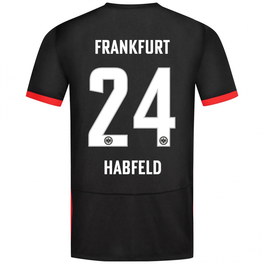 Criança Camisola Josef Haßfeld #24 Preto Alternativa 2024/25 Camisa