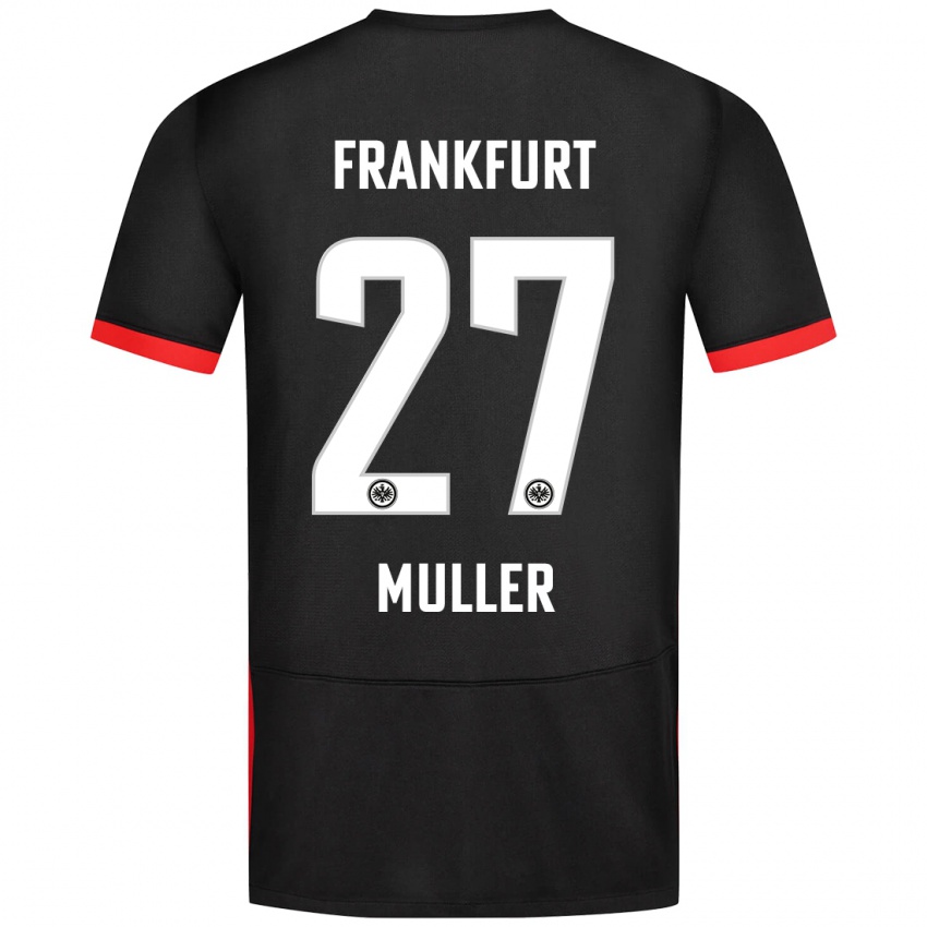 Criança Camisola Mark Müller #27 Preto Alternativa 2024/25 Camisa