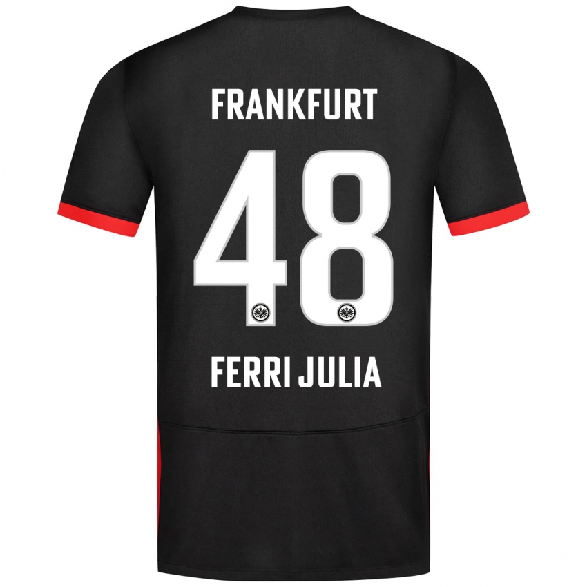 Criança Camisola Nacho Ferri #48 Preto Alternativa 2024/25 Camisa