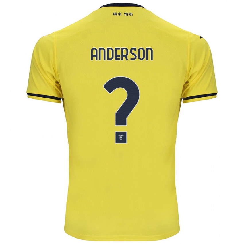 Criança Camisola André Anderson #0 Amarelo Alternativa 2024/25 Camisa