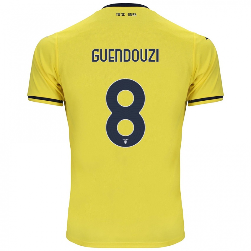 Criança Camisola Matteo Guendouzi #8 Amarelo Alternativa 2024/25 Camisa