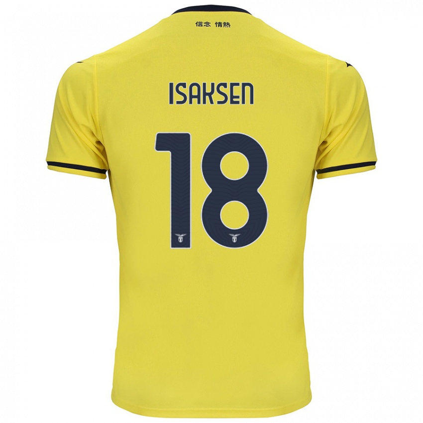 Criança Camisola Gustav Isaksen #18 Amarelo Alternativa 2024/25 Camisa