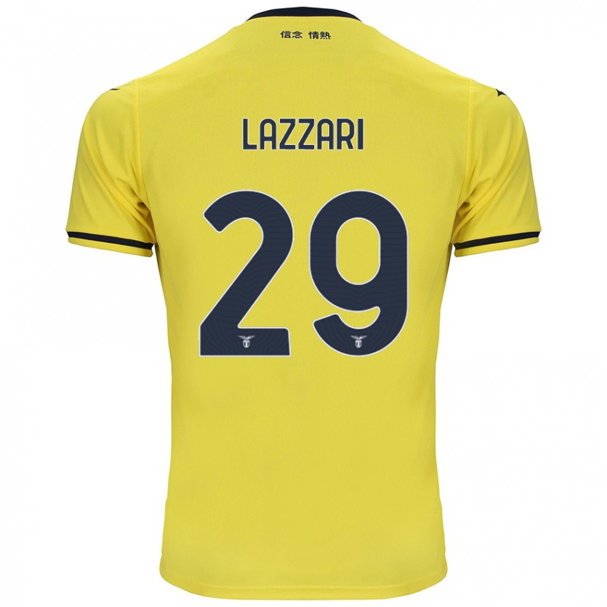 Criança Camisola Manuel Lazzari #29 Amarelo Alternativa 2024/25 Camisa