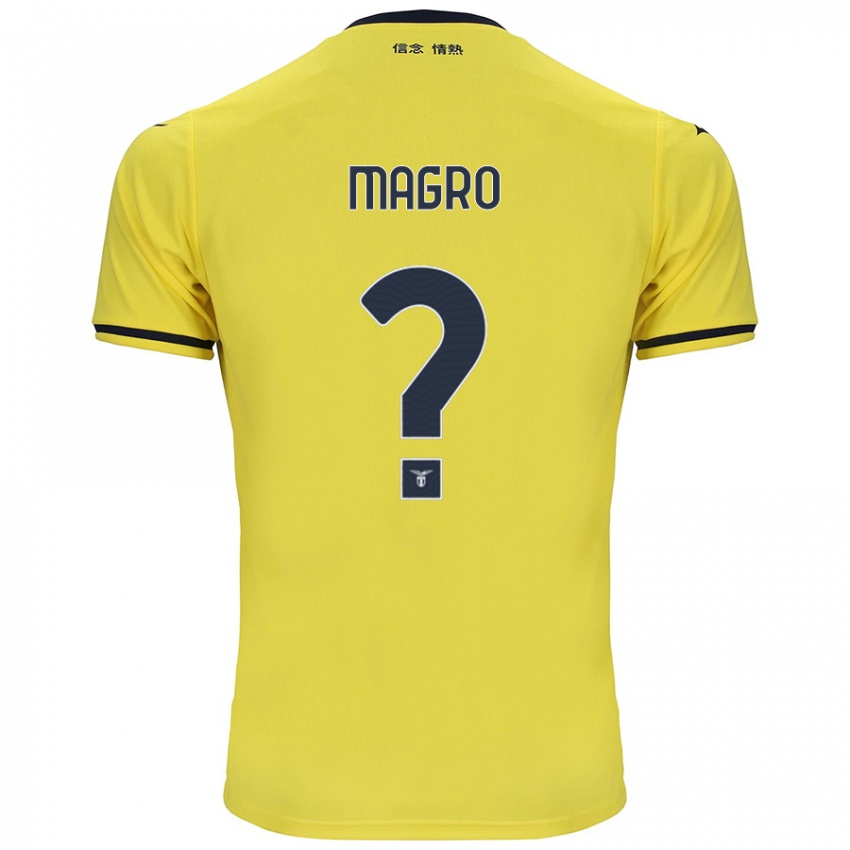 Criança Camisola Federico Magro #0 Amarelo Alternativa 2024/25 Camisa