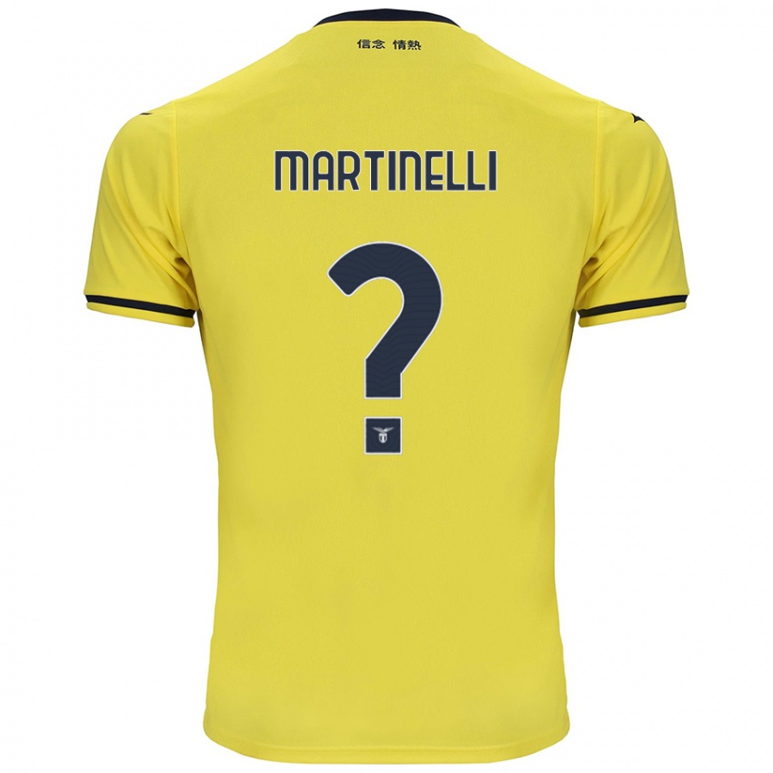 Criança Camisola Leonardo Martinelli #0 Amarelo Alternativa 2024/25 Camisa