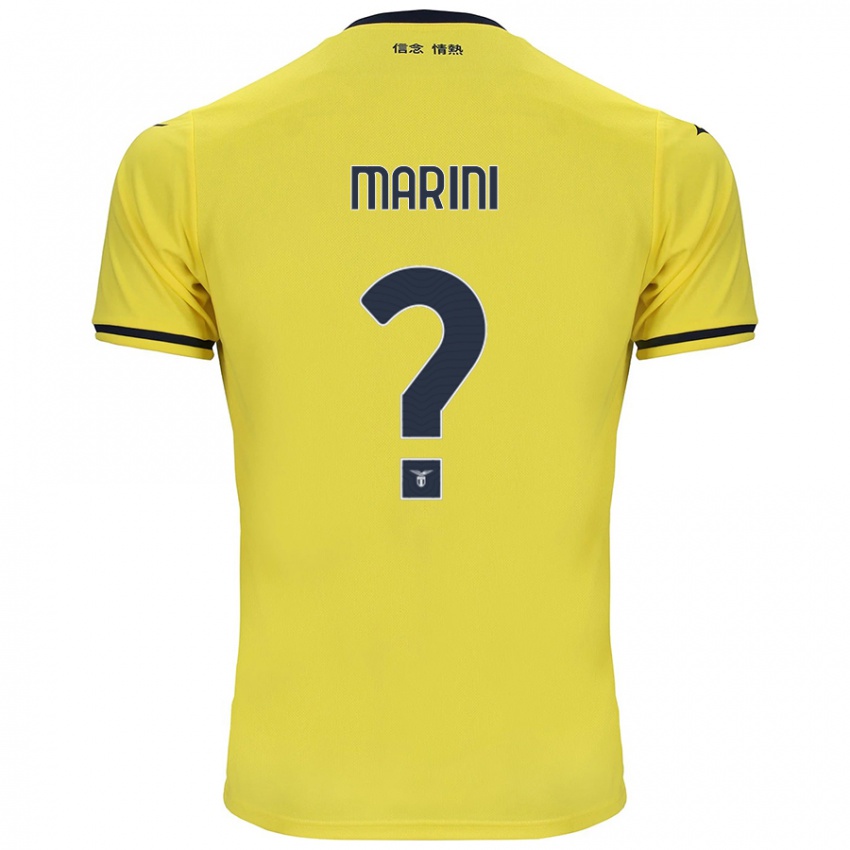 Criança Camisola Matteo Marini #0 Amarelo Alternativa 2024/25 Camisa