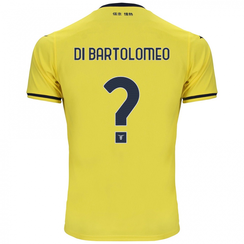 Criança Camisola Damiano Di Bartolomeo #0 Amarelo Alternativa 2024/25 Camisa