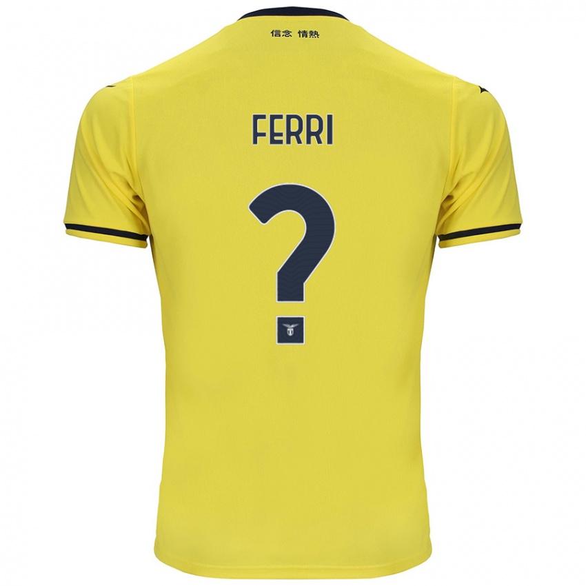 Criança Camisola Mattia Ferri #0 Amarelo Alternativa 2024/25 Camisa