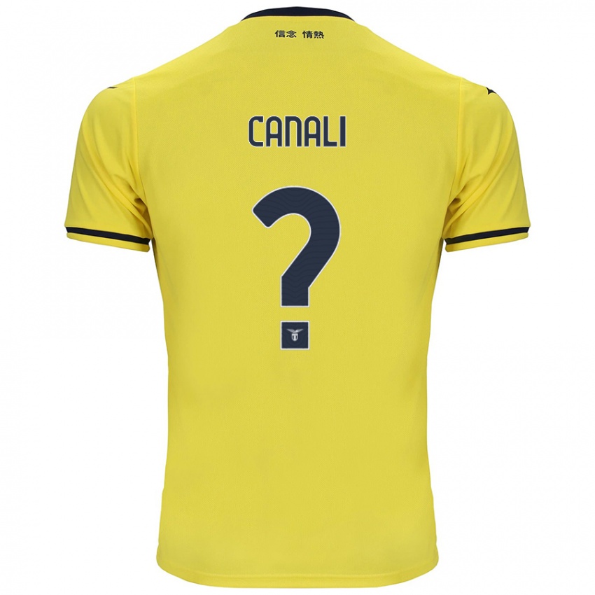 Criança Camisola Giorgio Canali #0 Amarelo Alternativa 2024/25 Camisa