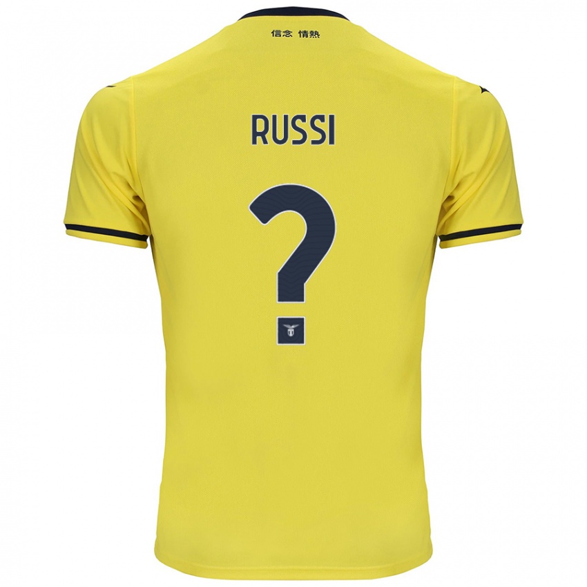 Criança Camisola Gabriele Russi #0 Amarelo Alternativa 2024/25 Camisa