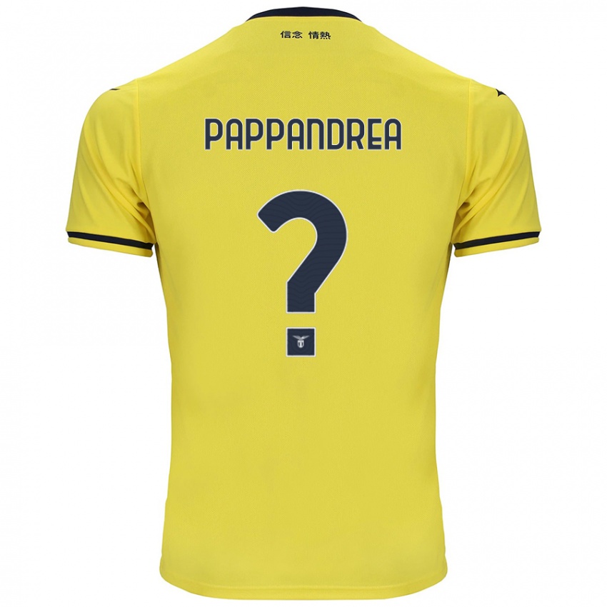 Criança Camisola Filippo Pappandrea #0 Amarelo Alternativa 2024/25 Camisa