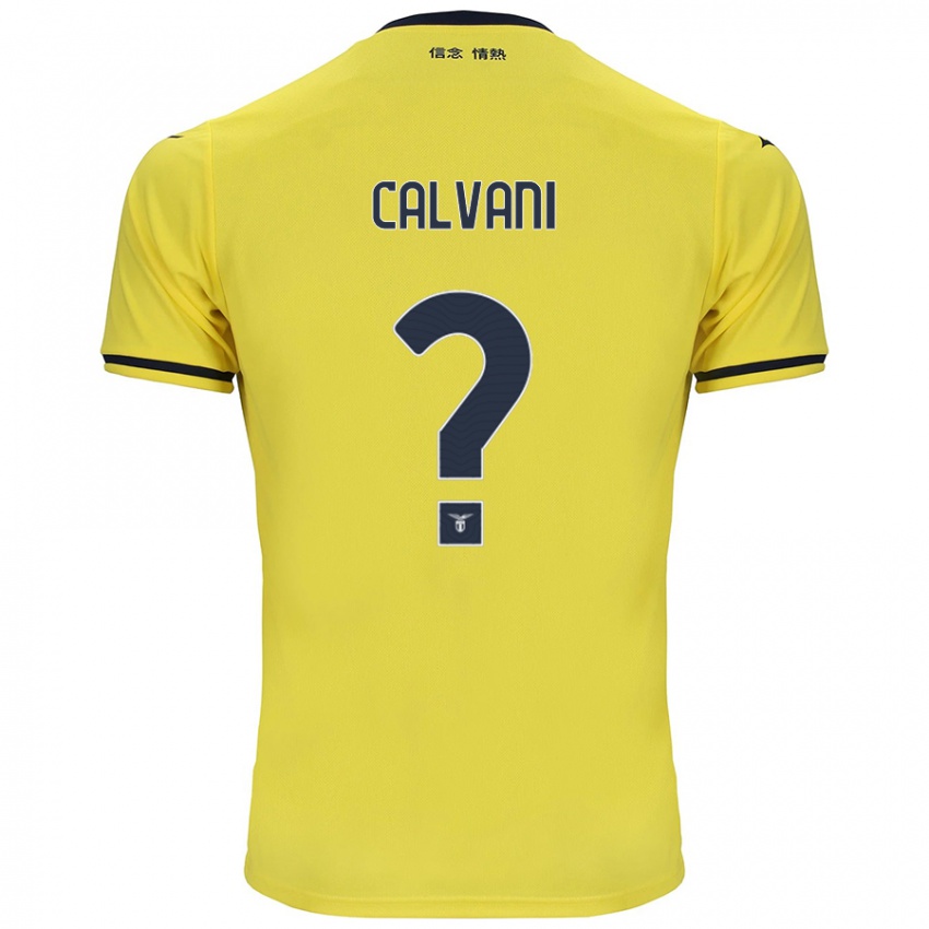 Criança Camisola Lorenzo Calvani #0 Amarelo Alternativa 2024/25 Camisa