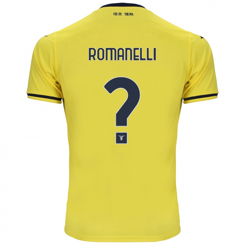 Criança Camisola Nicolas Romanelli #0 Amarelo Alternativa 2024/25 Camisa