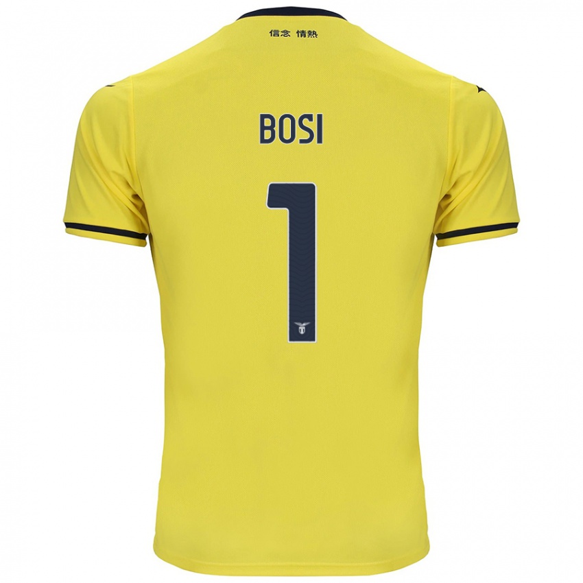 Criança Camisola Gioele Bosi #1 Amarelo Alternativa 2024/25 Camisa